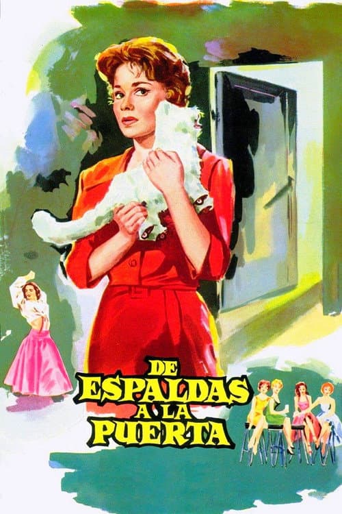De espaldas a la puerta (1959) poster