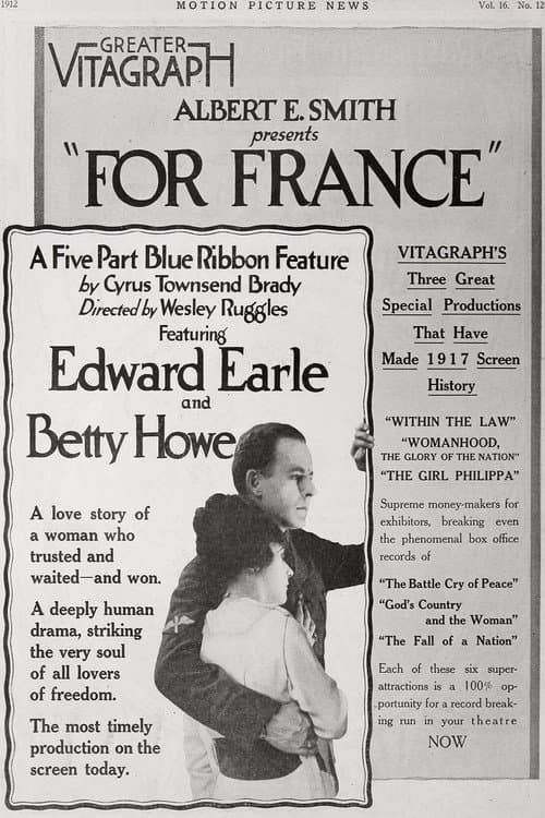 For France (1917) poster