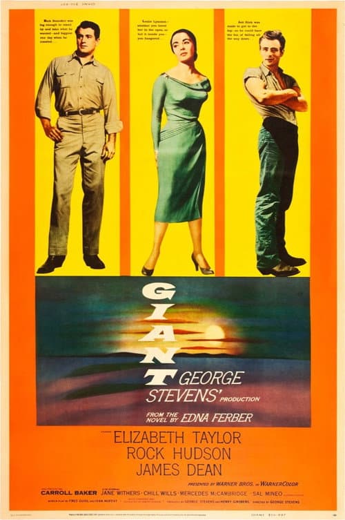 New York Premiere Telecast 'Giant' (1956) poster