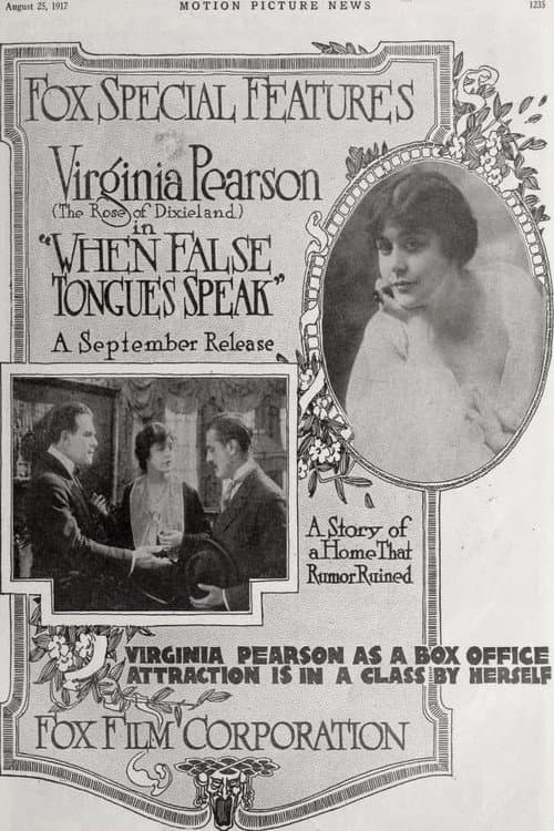 When False Tongues Speak (1917) poster