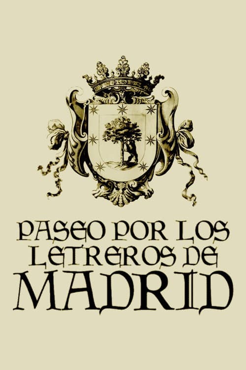 Paseo por los letreros de Madrid (1968) poster
