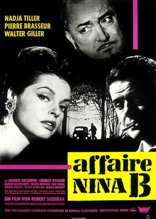 L'Affaire Nina B. (1961) poster