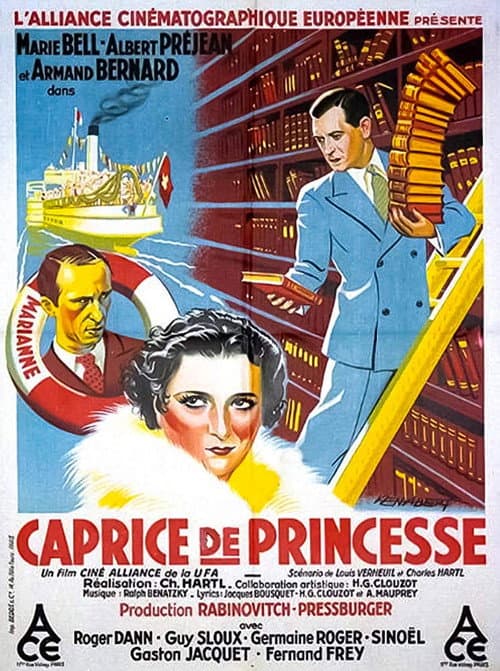 Caprice de princesse (1933) poster