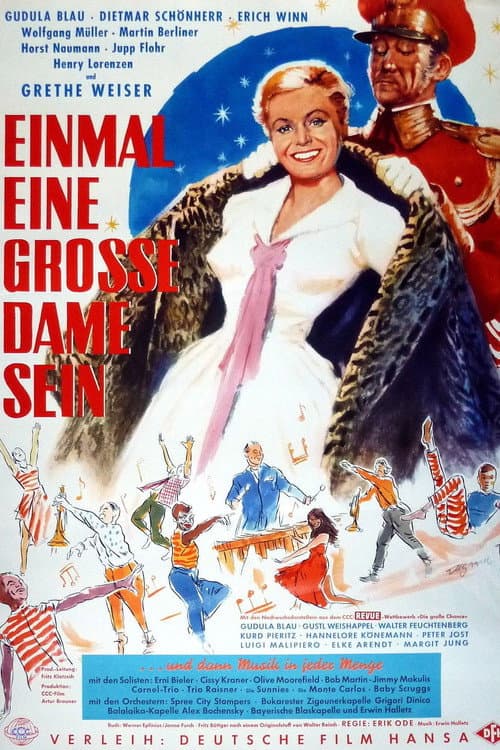 Einmal eine große Dame sein (1957) poster