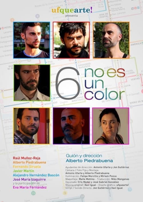 6 no es un color (2012) poster
