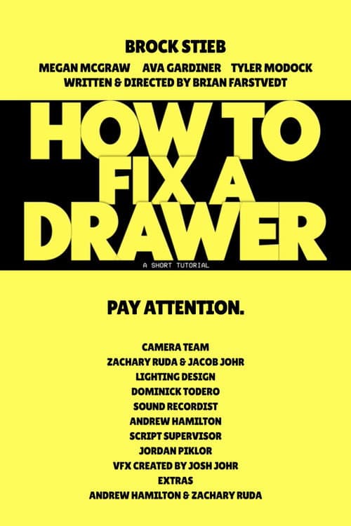 How To Fix A Drawer (2026) poster