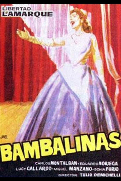 Bambalinas (1957) poster