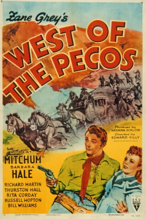 West of the Pecos (1945) poster