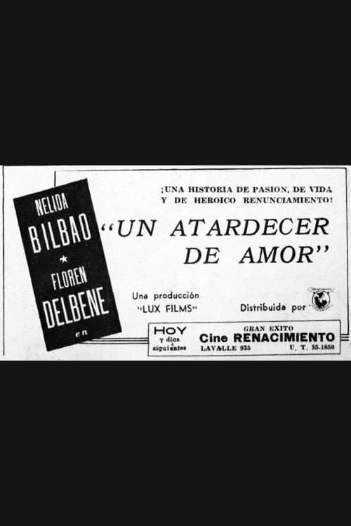Un atardecer de amor (1943) poster