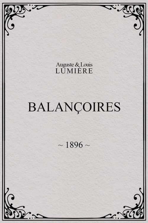 Balançoires (1896) poster