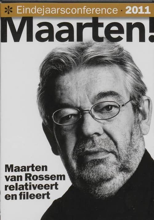 Maarten van Rossem: Eindejaarsconference 2011 (2011) poster