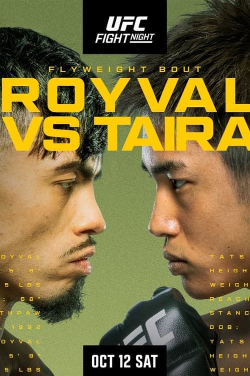 UFC Fight Night 244: Royval vs. Taira (2024) poster