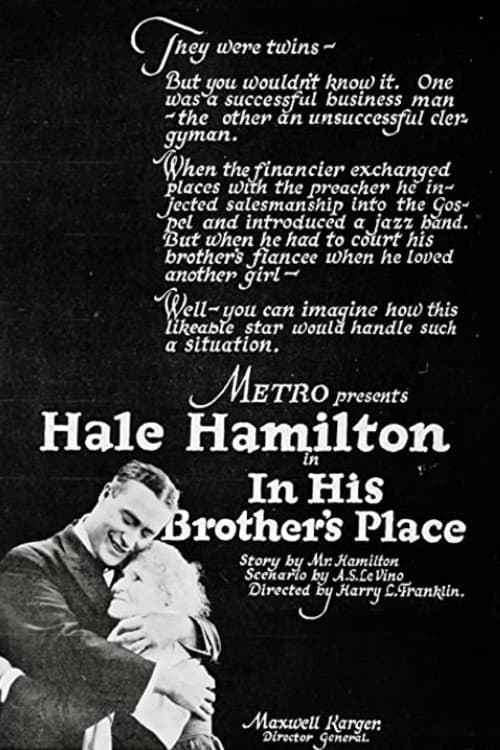 In His Brother's Place (1919) poster