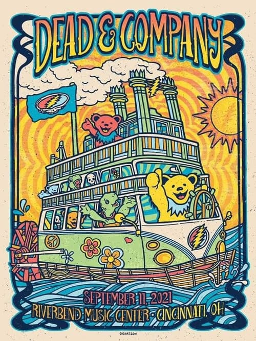 Dead & Company: 2021.09.11 - Riverbend Music Center, Cincinnati, OH (2021) poster