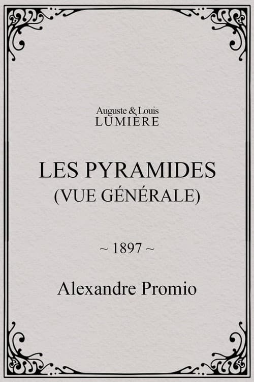Les pyramides (vue générale) (1897) poster