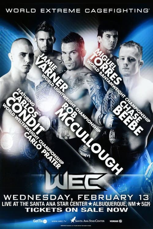 WEC 32: New Mexico (2008) poster