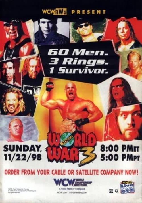 WCW World War 3 1998 (1998) poster