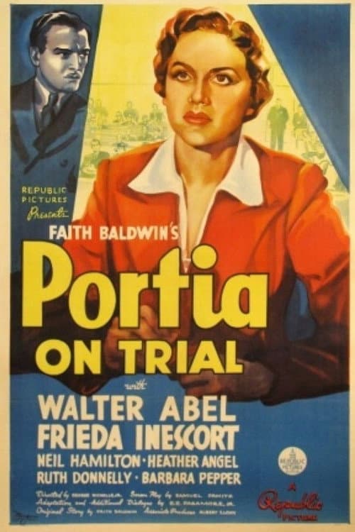 Portia on Trial (1937) poster