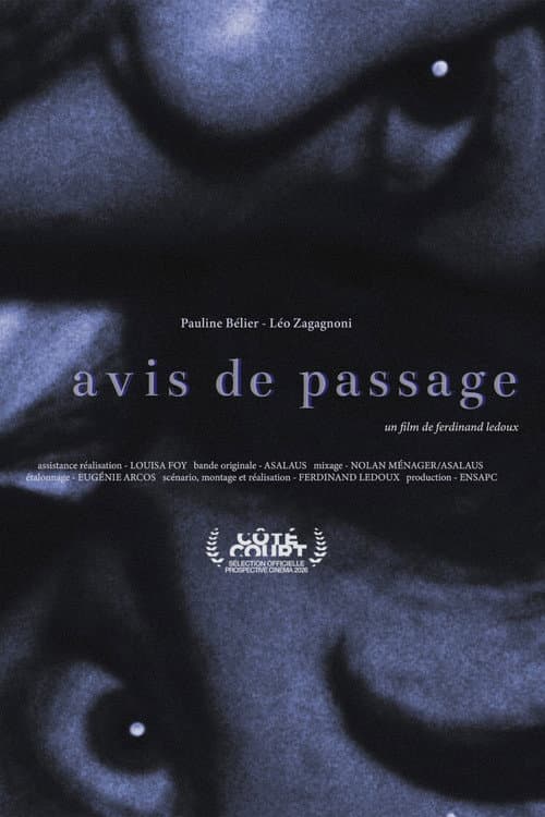 Avis de passage (2025) poster