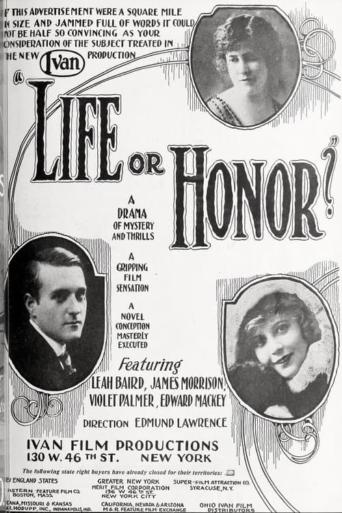 Life or Honor? (1918) poster
