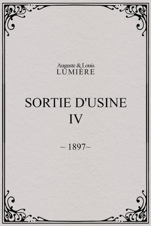 Sortie d'usine, [IV] (1897) poster