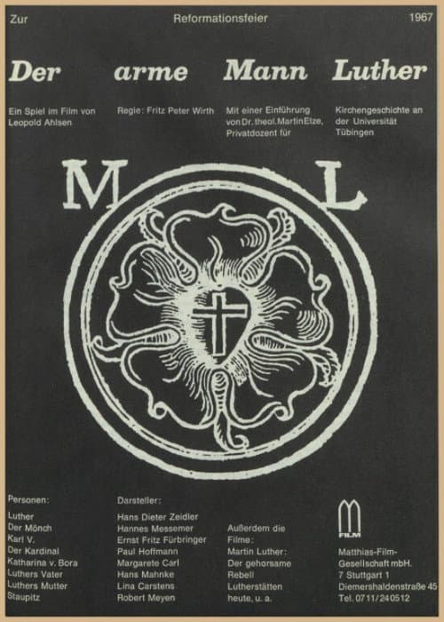 Der arme Mann Luther (1965) poster