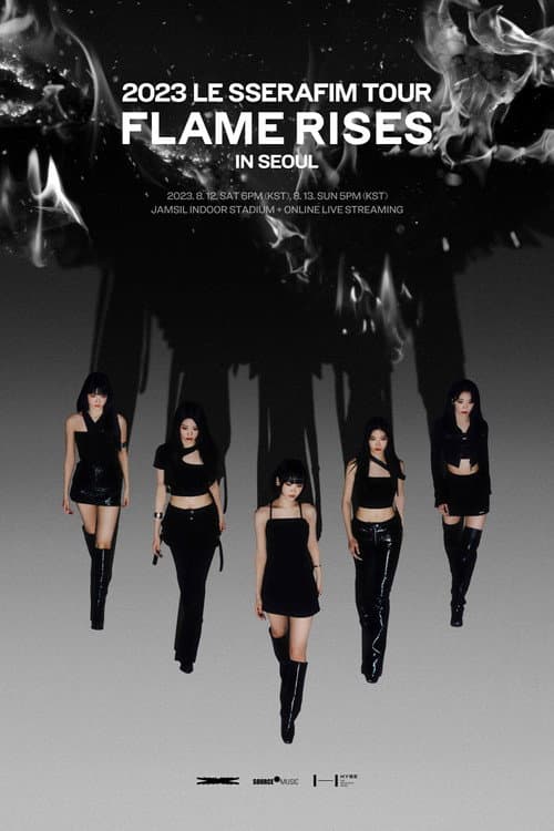 2023 LE SSERAFIM TOUR 'FLAME RISES' IN SEOUL (2023) poster
