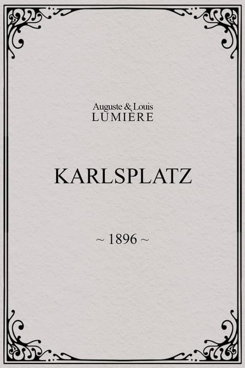Karlsplatz (1896) poster
