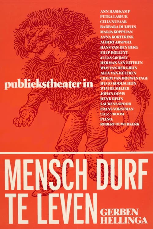 Mensch Durf Te Leven (1980) poster