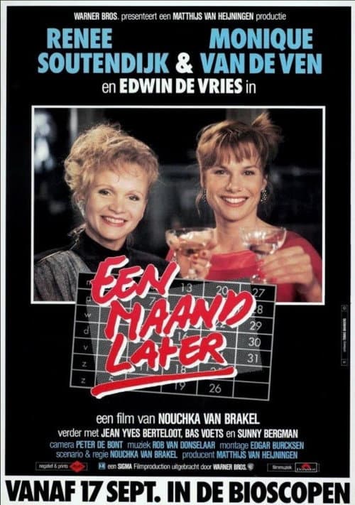 Een maand later (1987) poster