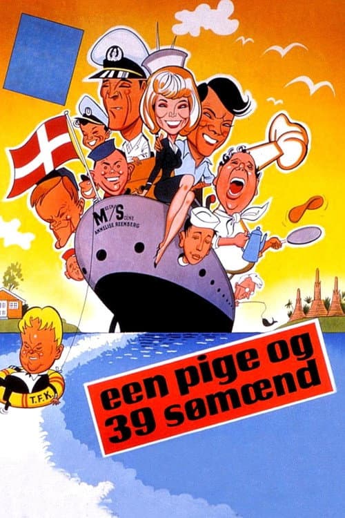 Een pige og 39 sømænd (1965) poster