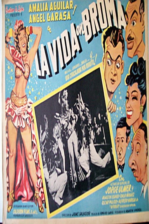 La vida en broma (1950) poster