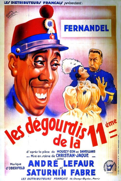 Les Dégourdis de la 11e (1937) poster