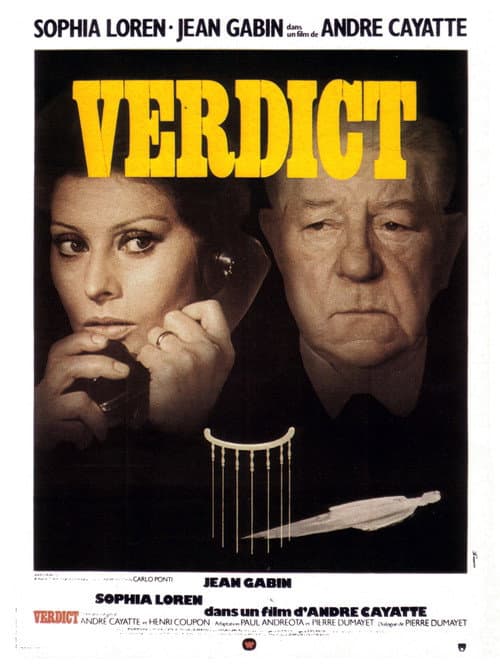 Verdict (1974) poster