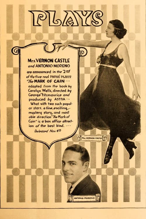 The Mark of Cain (1917) poster