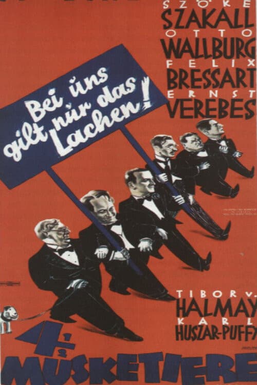 Viereinhalb Musketiere (1935) poster