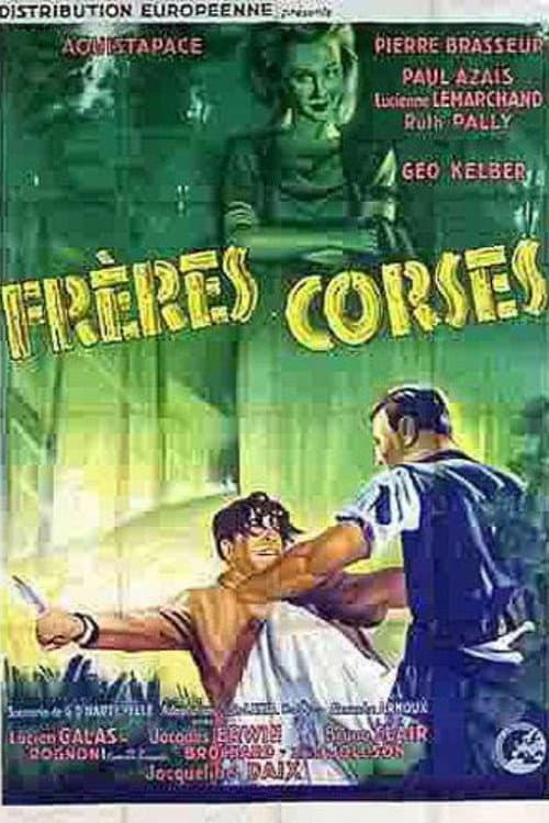 Frères corses (1939) poster