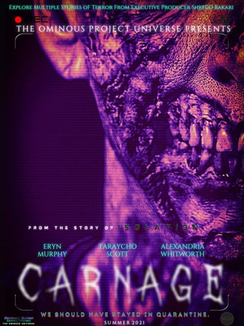 The Ominous Project Universe Presents: CARNAGE (2021) poster