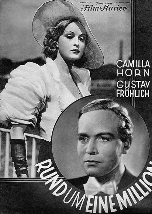 Rund um eine Million (1933) poster