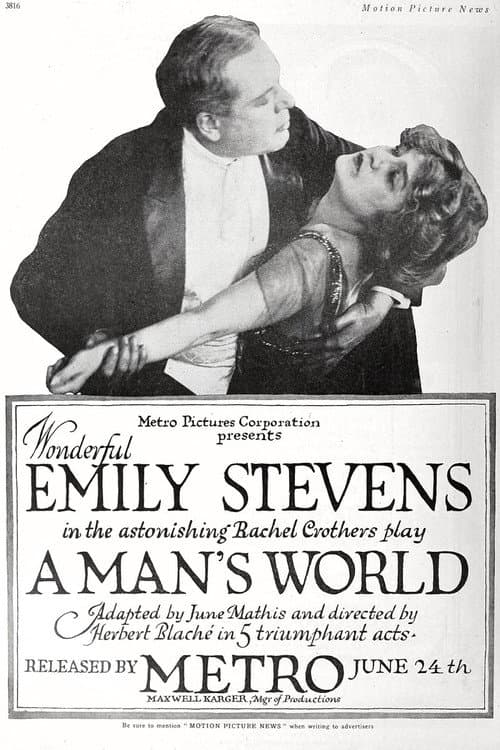 A Man's World (1918) poster