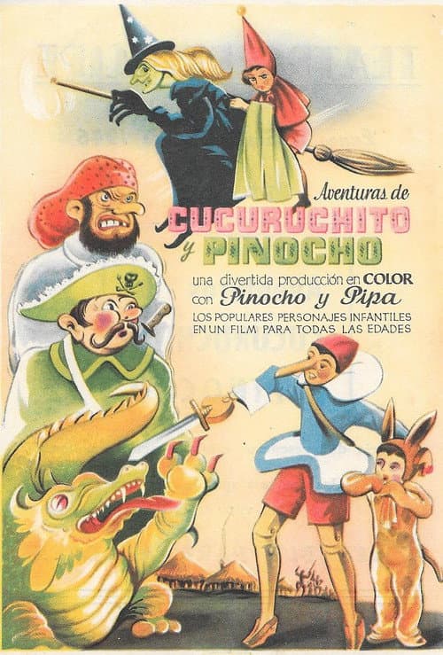 Aventuras de Cucuruchito y Pinocho (1943) poster