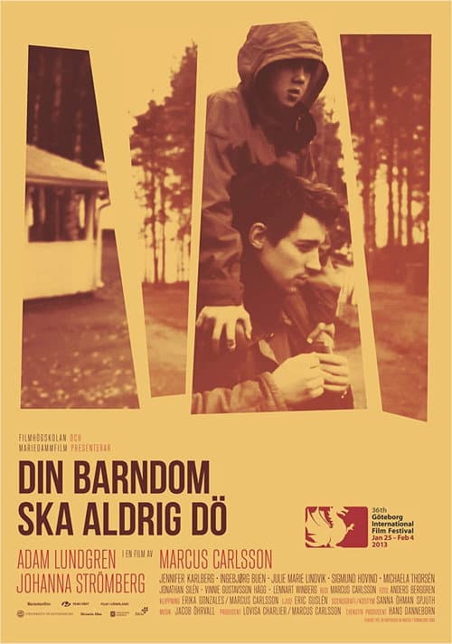 Din barndom ska aldrig dö (2013) poster