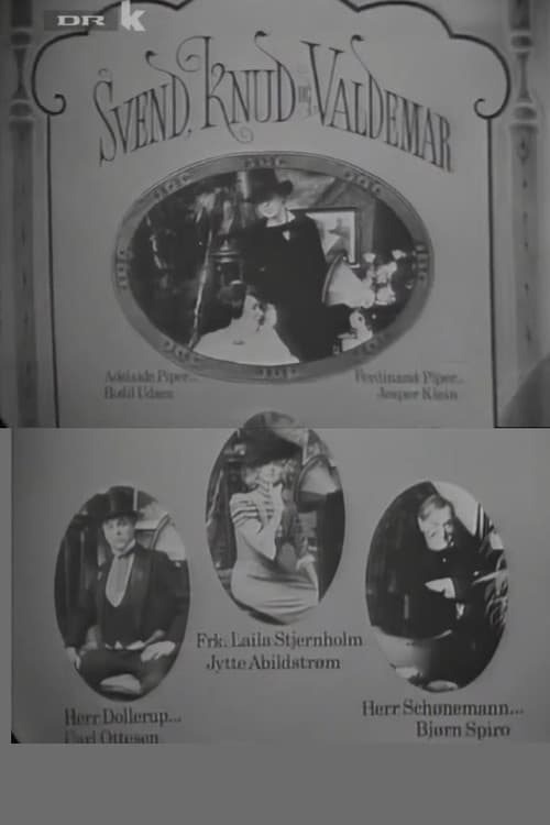 Svend, Knud og Valdemar (1970) poster