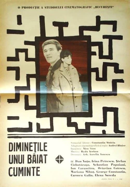Diminețile unui băiat cuminte (1967) poster