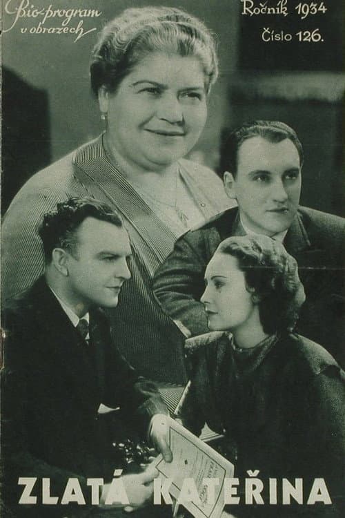 Zlatá Kateřina (1934) poster