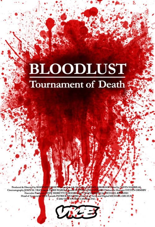 Bloodlust: Tournament of Death (2016) poster