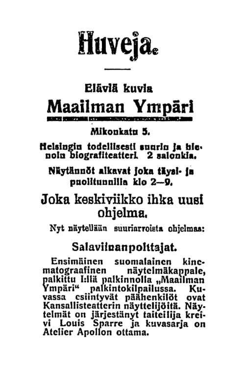 Salaviinanpolttajat (1907) poster