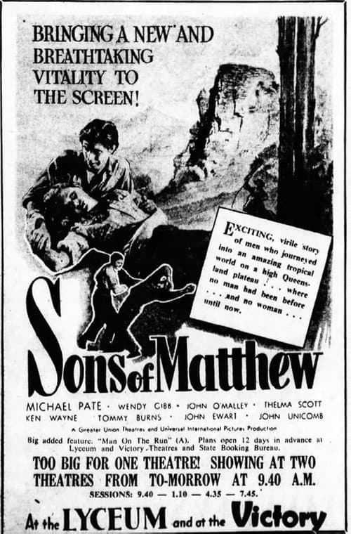 Sons of Matthew (1949) poster