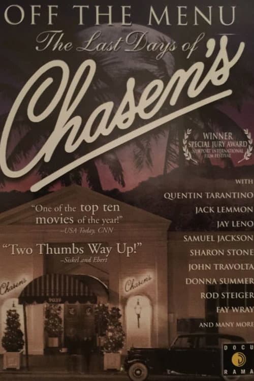 Off the Menu: The Last Days of Chasen's (1998) poster