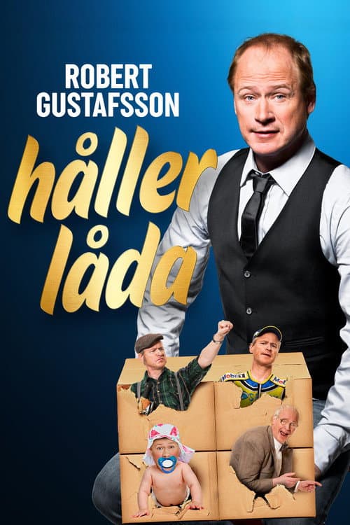 Robert Gustafsson håller låda (2020) poster